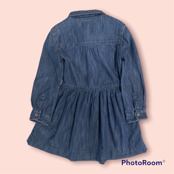 GAP KIDS GIRLS DENIM DRESS SIZE XS - Picture 2 of 4